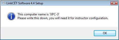 If you are unable to locate this form, a copy of it is located in the Appendix. Figure 3.6 Student Computer Name 7. Click Close to complete the installation.