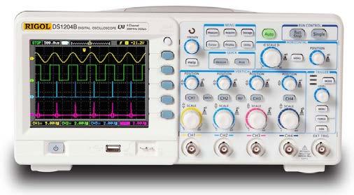 RIGOL Data Sheet Product Overview DS1000B series oscilloscopes are designed with four analog channels and 1 external trigger channel, which can capture multi-channel signal simultaneously and meet