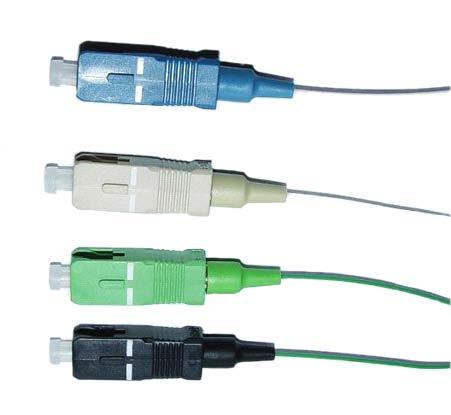Fiber Optic Accessories Patch Cords & Pigtails, Adapters, Connectors, Attenuators SC Type Applications Fiber Patch cords & Pigtails LANS and WANS (Ethernet,FDDI & Fiber Channel) Test Equipment CCTV