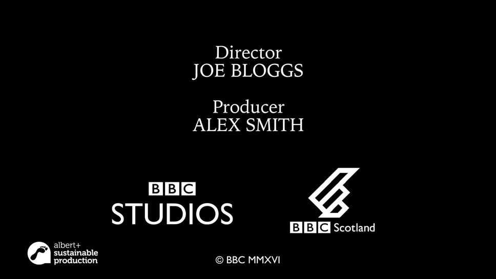 BBC STUDIOS PRODUCTIONS FOR SCOTLAND AND NETWORK CHANNELS. 2.