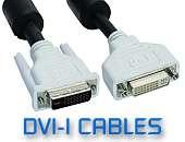 DVI-I Cables (Analog+Digital) DVI-I Cables (Analog+Digital DVI Cables) by Amphenol - Amphenol DVI-I cables are available in both Single Link and Dual Link versions supporting resolutions in