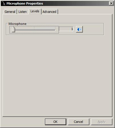 TrueRTA 3.5 Setup for Windows 7, page 2 Click the OK button once to close the Properties window and then click OK again to close the Sound control panel.