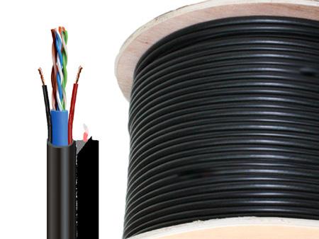 length 150m, wooden reel 2 x 150m lengths of RG6 Tri UV & Flame retardant PVC PN: RG6TRI Cable