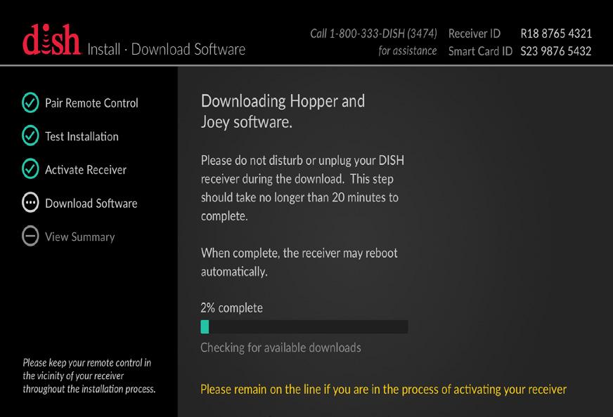 STEP 10: Download Hopper Software Your Hopper 3 will start downloading software automatically.