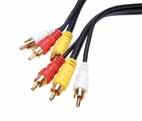 6' Stereo Dubbing Cable Black 6 Stereo Dubbing Cable, gold plated, carded unit pack C5856-0GO C5856-0GO Video Accessories