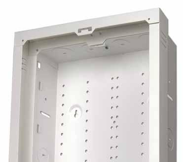 Structured Media Centers 42" Enclosures & Covers & SMC Accessories Leviton 42" Structured Media Enclosures & Covers 42" Enclosure and Flush Mount Cover, 43.32" (1,100.3mm) H x 15.62" (396.7mm) W x 3.