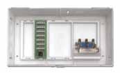 Structured Media Centers Compact Enclosures & Mounting Brackets Compact Structured Media Enclosure Specifications & Features Flexibility to accommodate a variety of telephone/video distribution