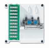 Voice, Data & TV Panels Pre-Configured Structured Cabling Panels, Modules & Expansion Boards Pre-Configured Structured Cabling Panels Compact Series Compact Pre-Configured Structured Cabling Panels