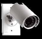 video and power connectivity Indoor and outdoor models are high resolution, full color, 420 line cameras Camera Hubs Designed for installation in a Leviton