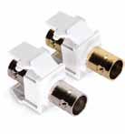 Connectors, Patch Cables & Wallplates QuickPort Connectors Deliver the high quality signals expected from today s latest technology with Leviton s line of QuickPort Connectors and Adapters.
