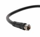 Video Accessories RG6 Coax Cables, Splitters & Termination Cap RG6 Coax Cable, gold plated RG6 Coax Cable, gold plated C6851-xx* xx = Length: 3' (G3), 6' (G6), 12'