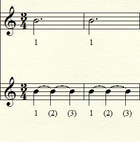 Dotted Half Notes in