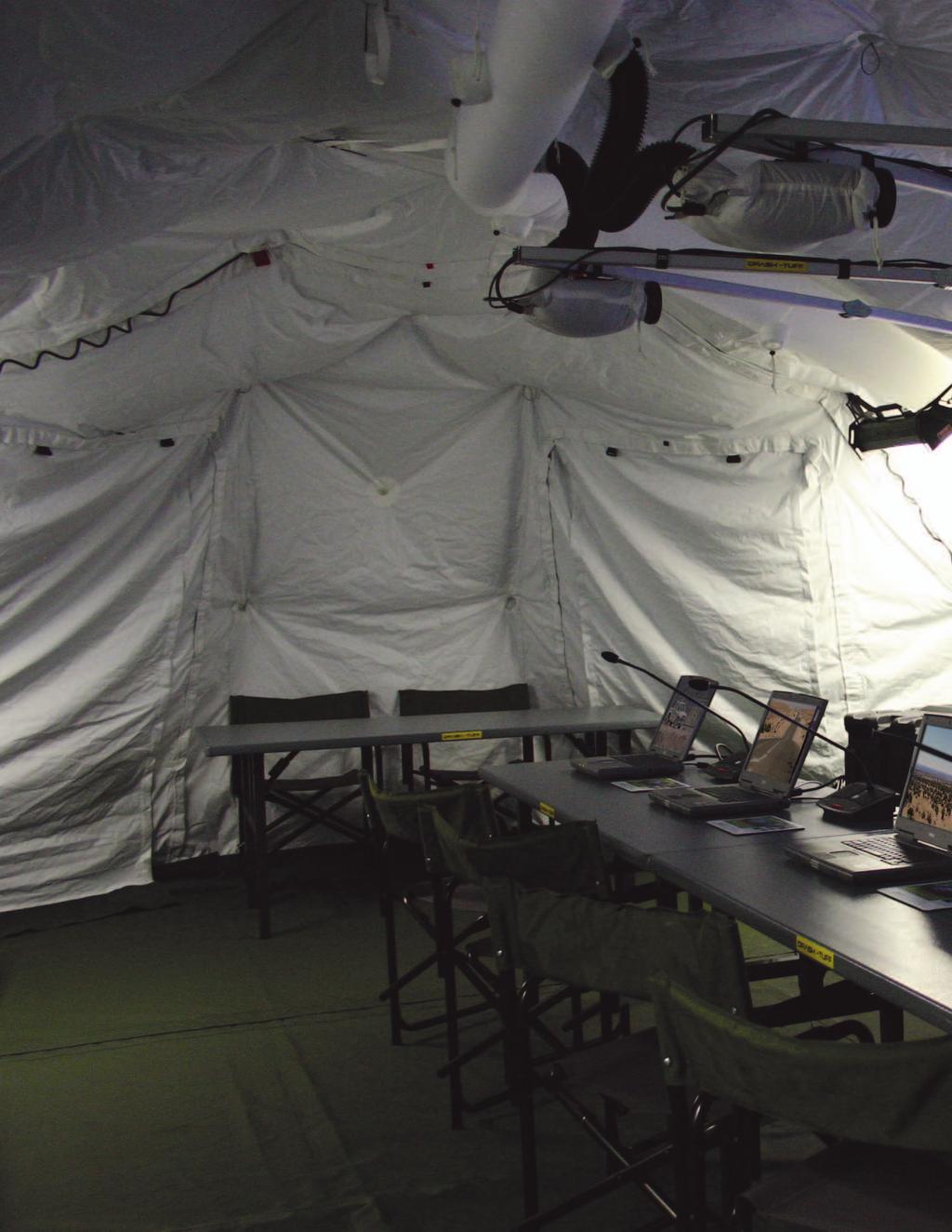 First introduced in 2005, Deployable Rapid Assembly Shelter (DRASH) Deployable Command and Control Equipment (DC2E) was developed to solve the information management problems facing today s incident