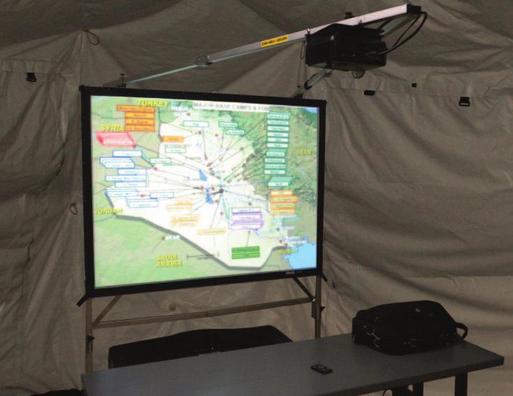 DEPLOYABLE COMMAND & CONTROL EQUIPMENT DC2E MEDIUM SCREEN DISPLAY, XGA 1009852 / NSN s Pending The entry-level DC2E Medium Screen Display, XGA features a DLP projector that accepts and displays