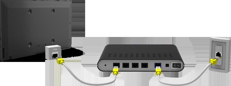 Establishing a Wired Internet Connection Connecting
