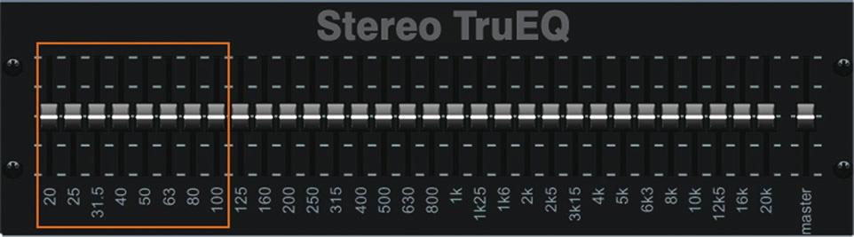 Our TruEQ STEREO GEQ delivers musical and responsive signal processing-perfect for general room equalization, indispensable for monitoring.