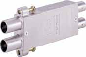 4 GHz bandwidth for the demanding HD data rates Sealed switch prevents internal contamination True 75 W performance for a zero bit-error rate RFI shielding prevents ingress/egress 2x24 mounting in