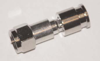 Male to Male Adapter CATV/MATV F Type Compression Connectors F Type Compression Connectors