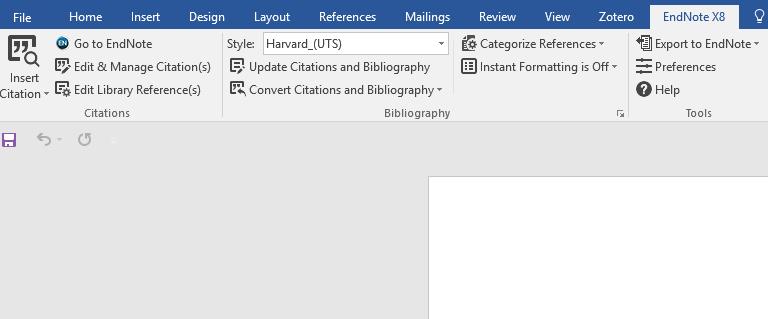 instant formatting is on, you may notice that adding each new citation causes Word to pause while EndNote updates all the citations in the document: switching off instant formatting stops this from