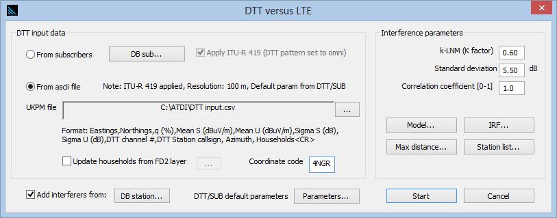 Part 2 Compatibility DTT vs LTE New method provided by Ofcom (UK) : Step 1 : Ofcom provides
