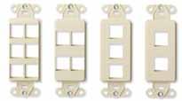 Leviton Jacks, Wall Plates, Panels VOICE & DATA Leviton QuickPort Snap-In Modules for Voice & Data CAT5e Gigamax Jacks PART NO.