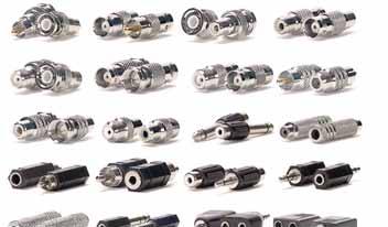 CONNECTORS & ADAPTERS Interseries Adapters / XLR Interseries Adapters A B C D Q R S T E F G H U V W X I J K L Y Z AA BB 36 M N O P KEY PART # INTERSERIES ADAPTERS DESCRIPTION PRICE A 10 01014 RCA