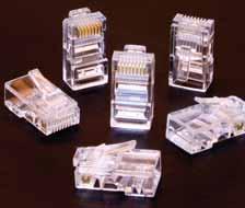 RJ45 MODULAR PLUGS see pages 22-23 WALL