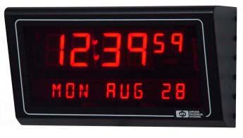 SYSTEM CLOCK / CALENDAR ANC818 SYSTEM CONTROLLED CLOCK/CALENDAR For Hospitals Schools,Churches, Museums, Theaters, and Boardrooms.