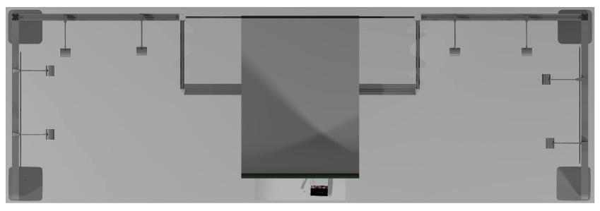 Area LED Downlights Large monitor mount