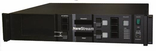 NewStream Multi-mode Van/OB Transmit System NewStream raises the bar as the most comprehensive mobile broadcast microwave transmission system available today.