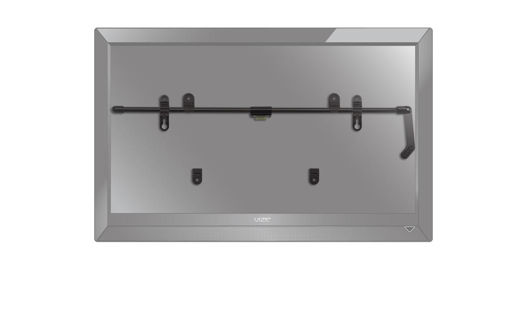 Wall mount your new HDTV using the VIZIO XMF1000 Quick Install Slim HDTV Mount.* It utilizes a modern, smart design to support 32 to 55 TVs up to 100 pounds.