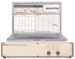 Signal Stability Analyser o Real Time Phase or Frequency Display o Real Time Data, Allan Variance and Phase Noise Plots o 1MHz to 65MHz medium resolution (12.