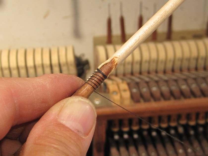 with parts available to the professional piano technician, or repaired to like-new condition.