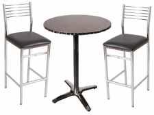 00 Mini Combo includes: -2 Mini Bar Stools -1 Pedestal Table (29" tall) $154.