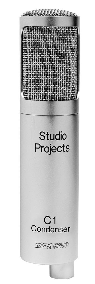 4 5 USING STUDIO PROJECTS MICROPHONES Studio Projects is a high quality true condensor pressure gradient microphone with FET impedance converter. (NOTE, this is NOT an electret microphone).