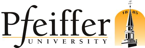 Elements / Form / Usage The Official Pfeiffer University Logo The Pfeiffer University logo comprises a specific logotype in upper and lower case.