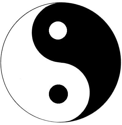 THE YIN AND THE YANG Chances are you are already somewhat familiar with the concept of the yin and the yang, as symbolized here.