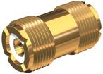 Accessories PL-258-G (Gold-Plated) Barrel connector for PL-259 ended cables PL-258-CP-G