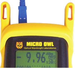 QUICK REFERENCE GUIDES Optical Power Meter: MICRO OWL 2 Fiber Optic Light Source: WAVESOURCE Series Multimode Sources PAGE 1 OF 5 REQUIRED ACCESSORIES (2) multimode patch cables (1) fiber optic