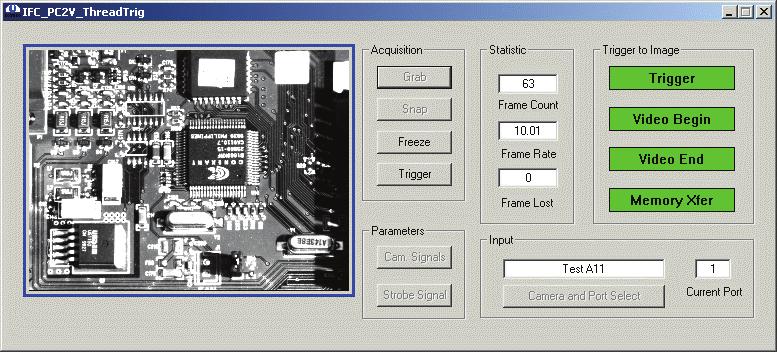 Features Setup Project location pulse width control, etc). Note that your config file must be in External Trigger mode. Demo uses visual indicators to represent the Trigger-To-Image reliability model.