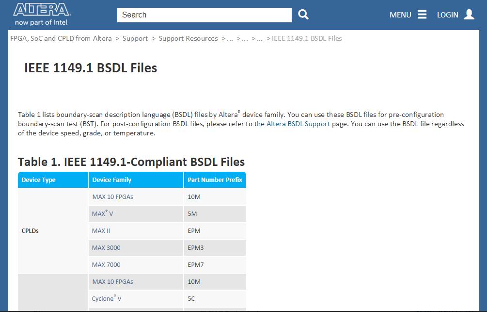 How to get BSDL files BSDL files can be downloaded