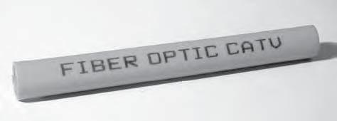 Fiber Optic Cable Marker/Pedestal Marker Fiber Optic Cable Marker The Fiber Optic Cable Marker is designed to visibly identify Fiber Optic cable location on a wood utility pole.