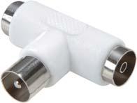 2m Sheath current filter for aerial cable Coax plug <-> coax socket - To prevent audio