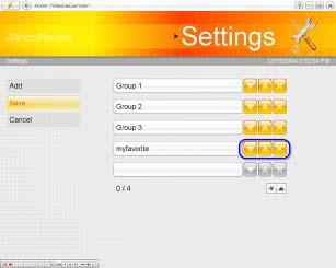4. You can use to remove a channel group or