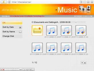 2.4 Music You can create your music library and enjoy music with our AVer MediaCenter.