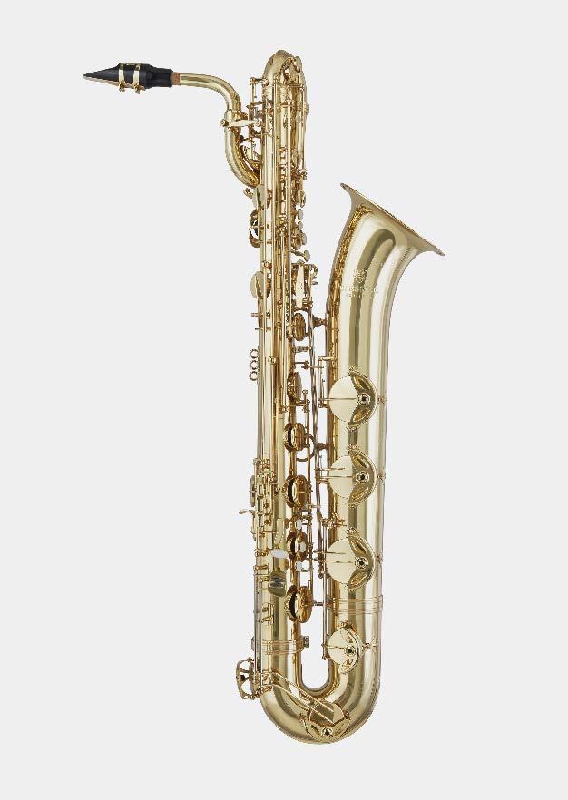 BAS-1287 Alto Saxophone BBS-1287 Eb Baritone Saxophone In the Blessing tradition, the BAS-1287 Eb Alto Saxophone design keeps the long-term goals of the beginning saxophonist in mind.