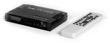TV TUNER USB External PC TV Tuner with Remote Control USBTVTUNER Instruction Guide * Actual product may