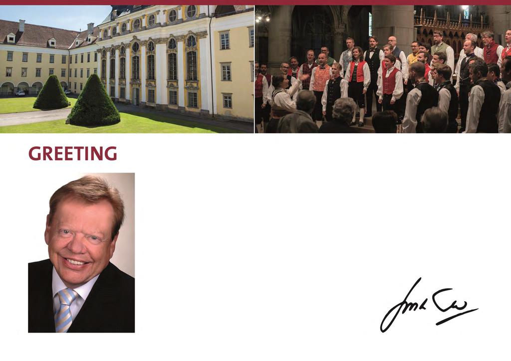 Dear friends of choral music, After the successful events since 2007, INTERKULTUR, in cooperation with its Austrian partners, the Austrian state of Upper Austria (represented by the Upper Austria