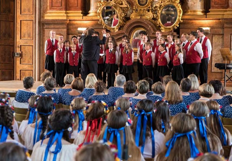 CONCERTS IN ST. FLORIAN Participating choirs may register to perform in local concert settings together with other international choirs.