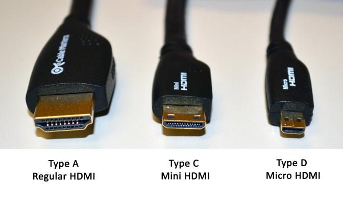 Please check the pictures below for the correct HDMI cable you need.